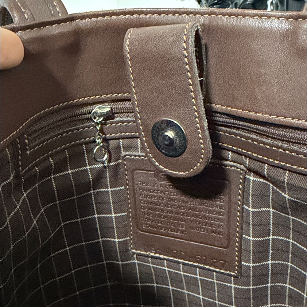 Coach vintage 6127 πΊπΈ Brown Tote Bag β€οΈβ€οΈβ€οΈπ - Picture 15 of 16